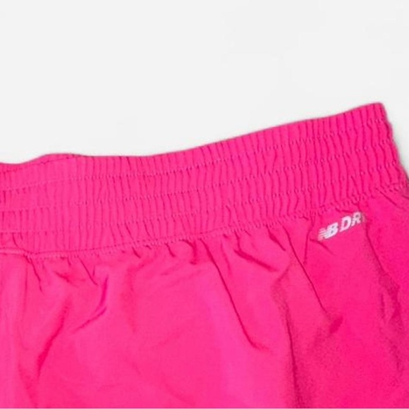 New Balance Women's Vibrant Pink Athletic Shorts - Picture 4 of 4